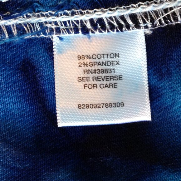 Tie Dye Jean Jacket ice dyed denim blues Handmade - Picture 15 of 16